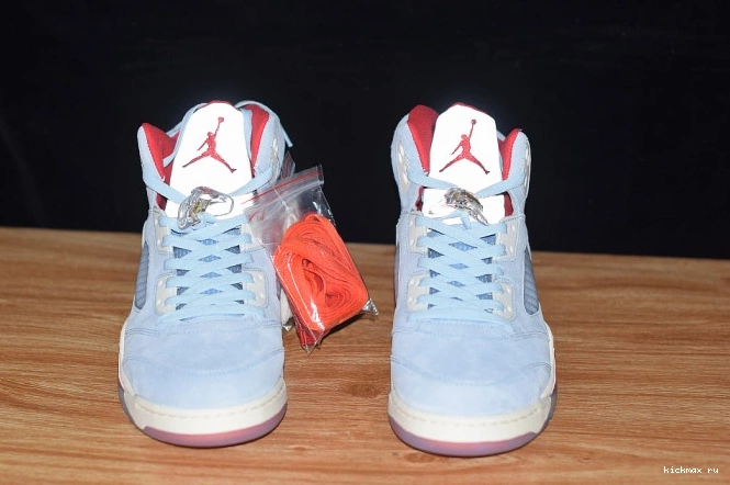 Rep Kickmax CI1899-400 Blue JSP Air x Room Jordan Trophy 5 Ice 0707